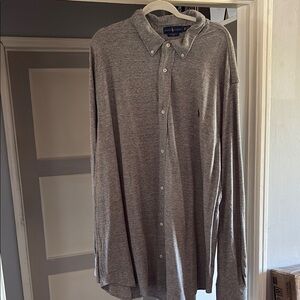 Polo by Ralph Lauren Men's Heather Gray Button Down Shirt